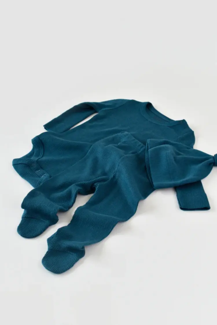 Baby Cosy Ens 3 Pièces avec Pied Garçon Baby Cosy