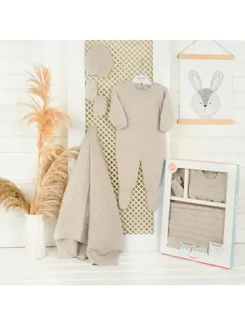 Baby Cosy Ens. 4 Pièces Pyjama à Pattes Garçon Baby Cosy