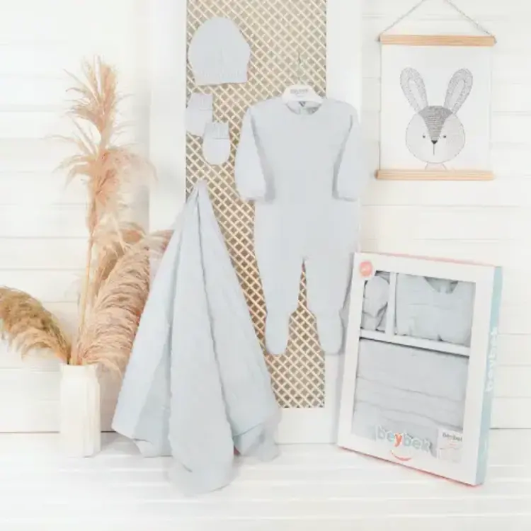 Baby Cosy Baby Cosy Boy's 4 Pieces Set Fottie Pyjama