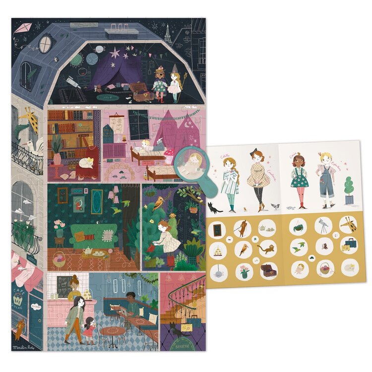 Moulin Roty Moulin Roty Parisiennes-Townhouse Puzzle