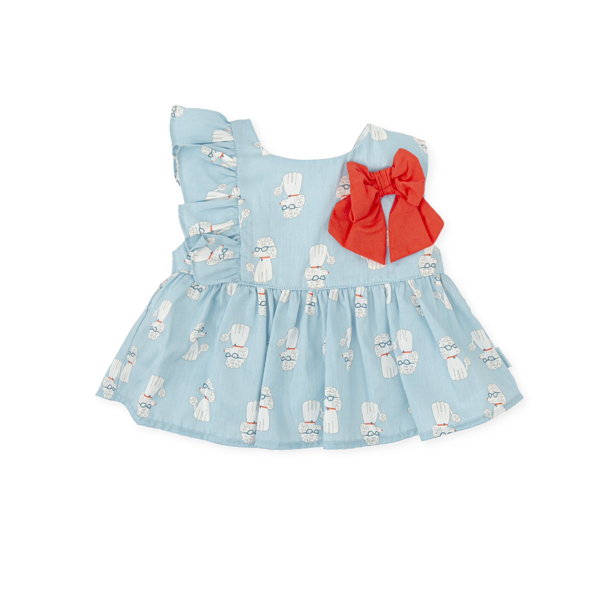 Girls blue blouse hot sale