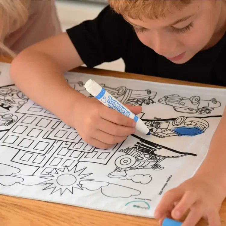 Bimoo BIMOO MULTILINGUAL COLORING PLACEMAT