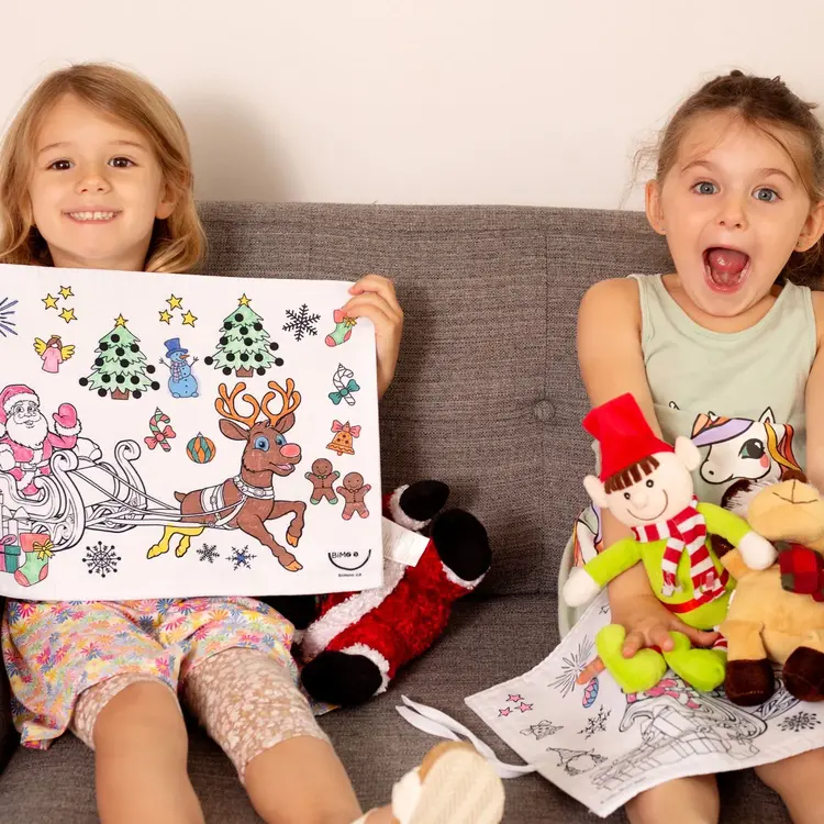 Bimoo BIMOO MULTILINGUAL COLORING PLACEMAT