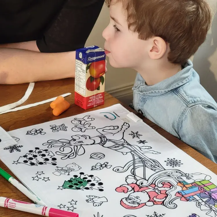 Bimoo NAPPERON À COLORIER MULTILINGUE BIMOO