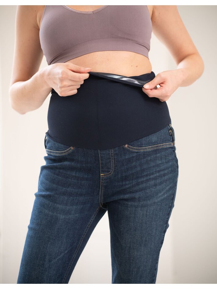 Maternity Pregnancy Women Skinny Trousers Slim Jeans Elastic Pencil Belly  Pants