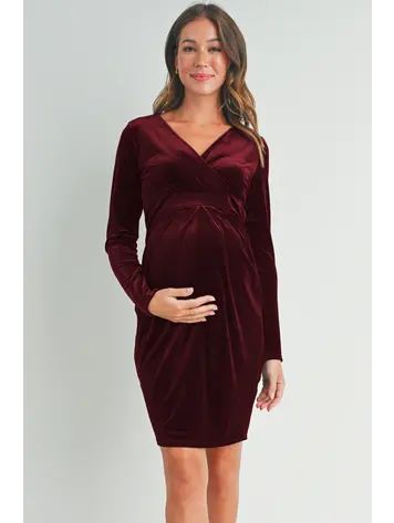 Hello Miz Robe en Velours Hello Miz Maternité
