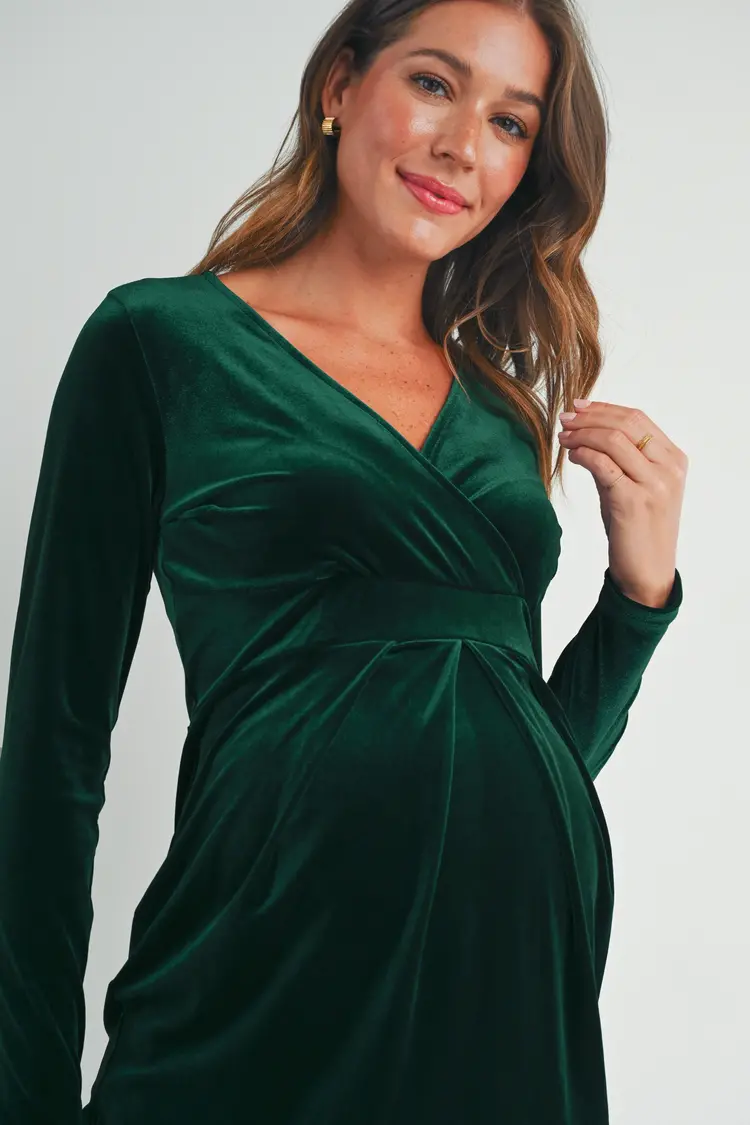 Hello Miz Robe en Velours Hello Miz Maternité