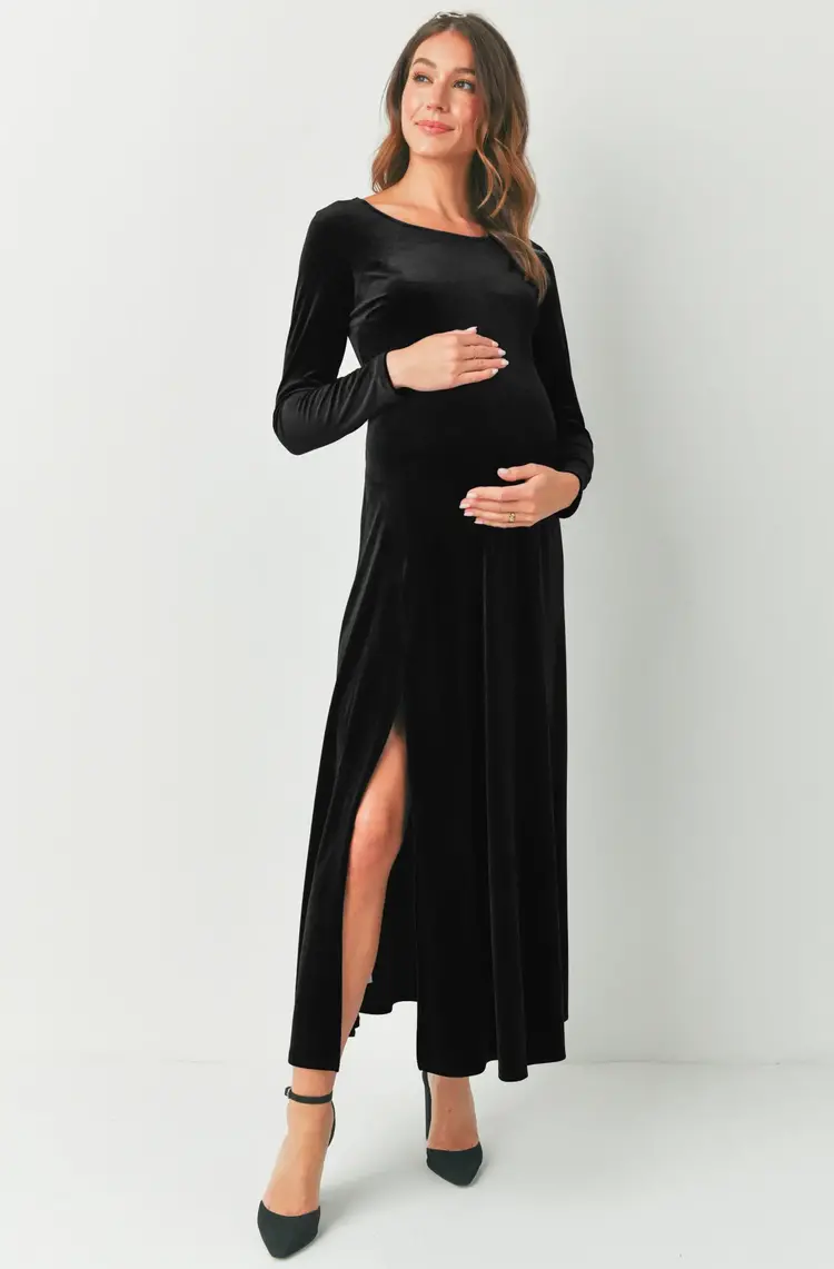 Hello Miz Hello Miz Maternity Long Dress