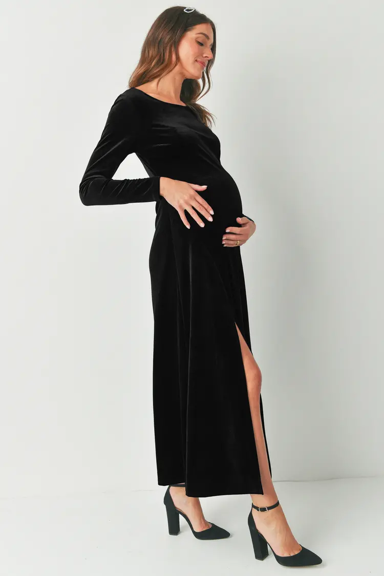 Hello Miz Hello Miz Maternity Long Dress