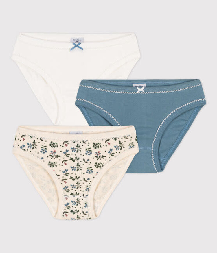 Petit Bateau Petit Bateau Girl's Set 3 Panties
