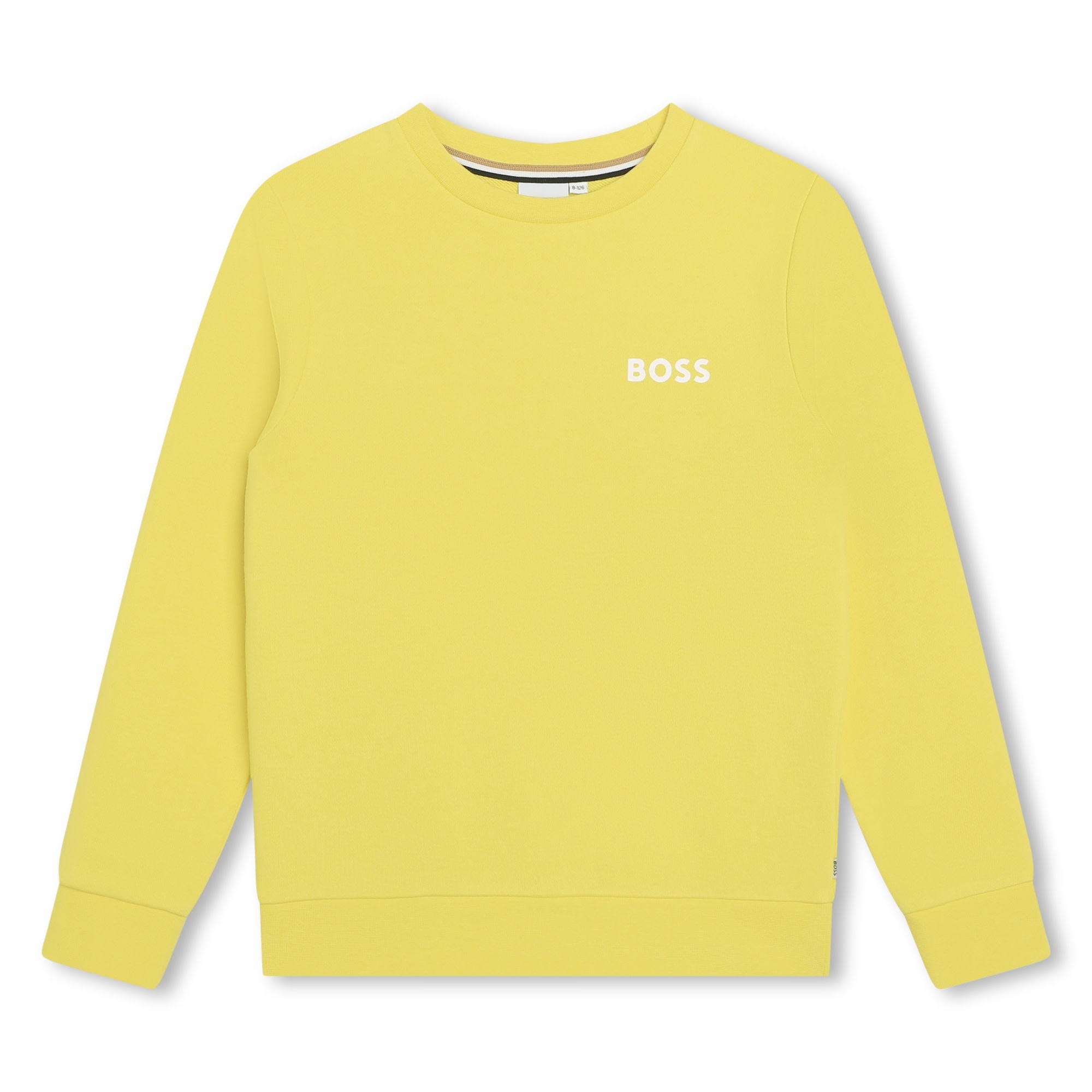 Hugo boss yellow sweatshirt sales