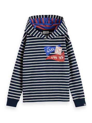 Scotch & Soda Scotch & Soda Boys Hooded long Sleeves T-Shirt