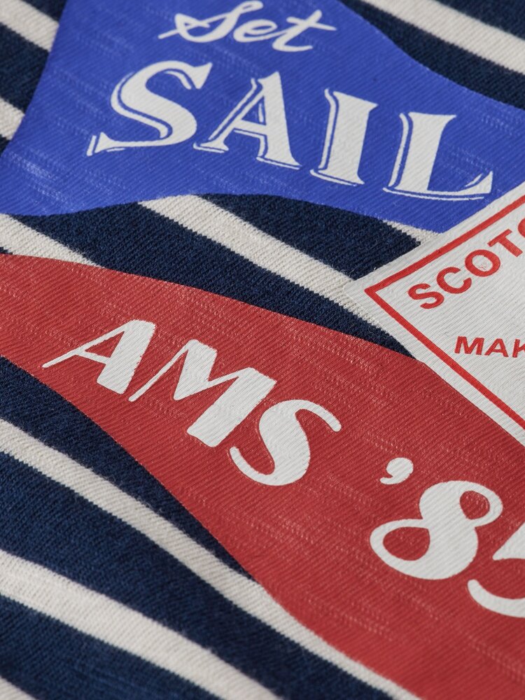 Scotch & Soda Scotch & Soda Boys Hooded long Sleeves T-Shirt