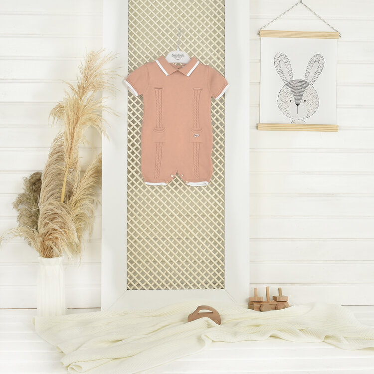 Baby Cosy Combi-Court Tricot Baby Cosy Garçon