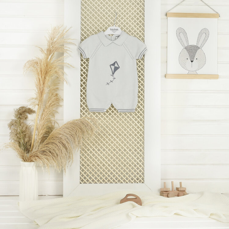 Baby Cosy Baby Cosy Boy's Knit Romper