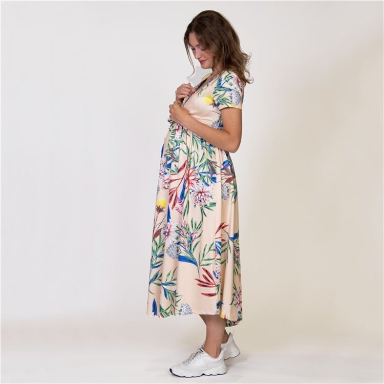 Love 2 Wait Robe Longue d'Allaitement Donna Love To Wait Femme