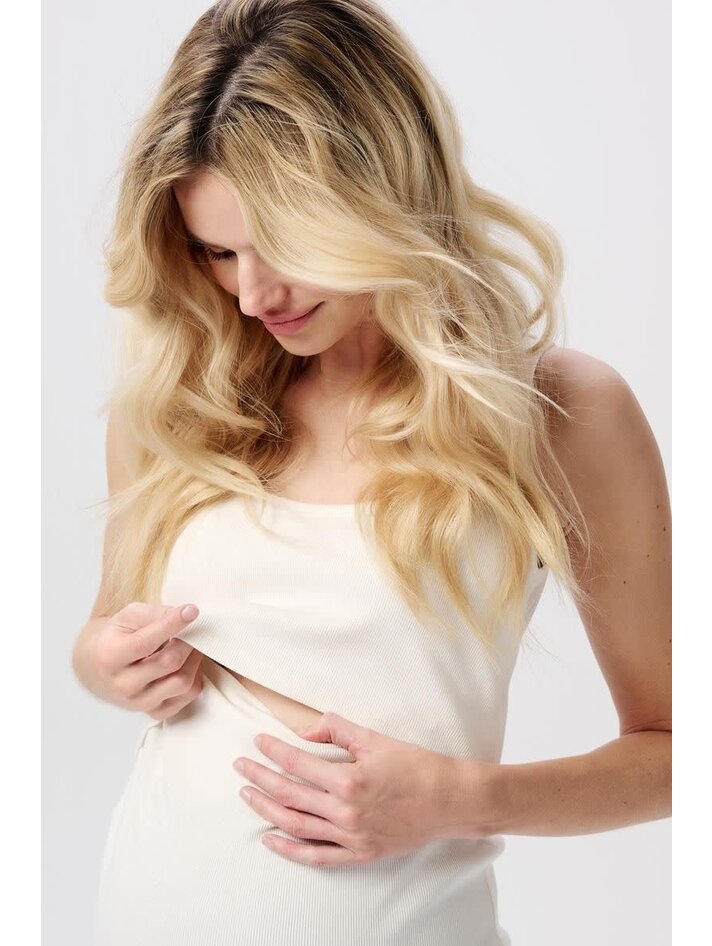 Seraphine 2 Maternity Top White Lace Nursing Breast Feeding
