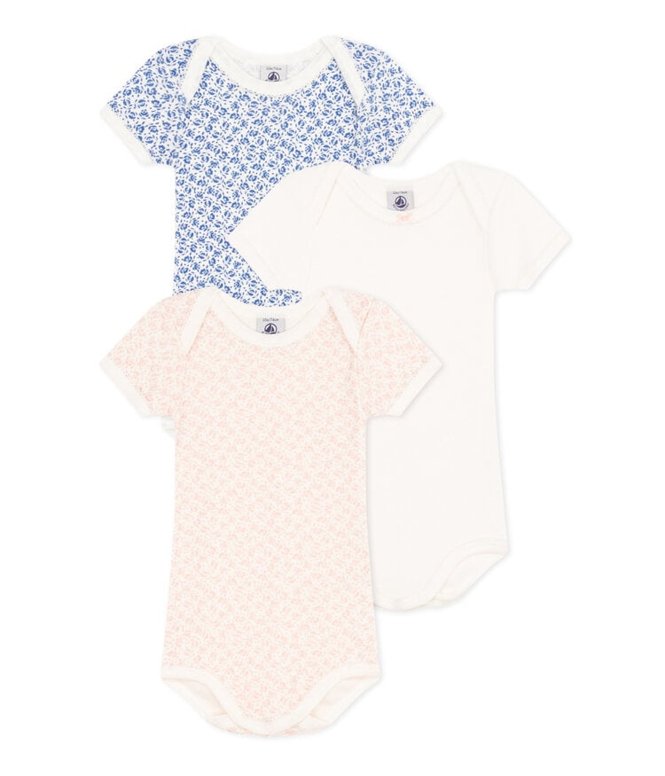 Petit Bateau 3 Bodies Petit Bateau Fille