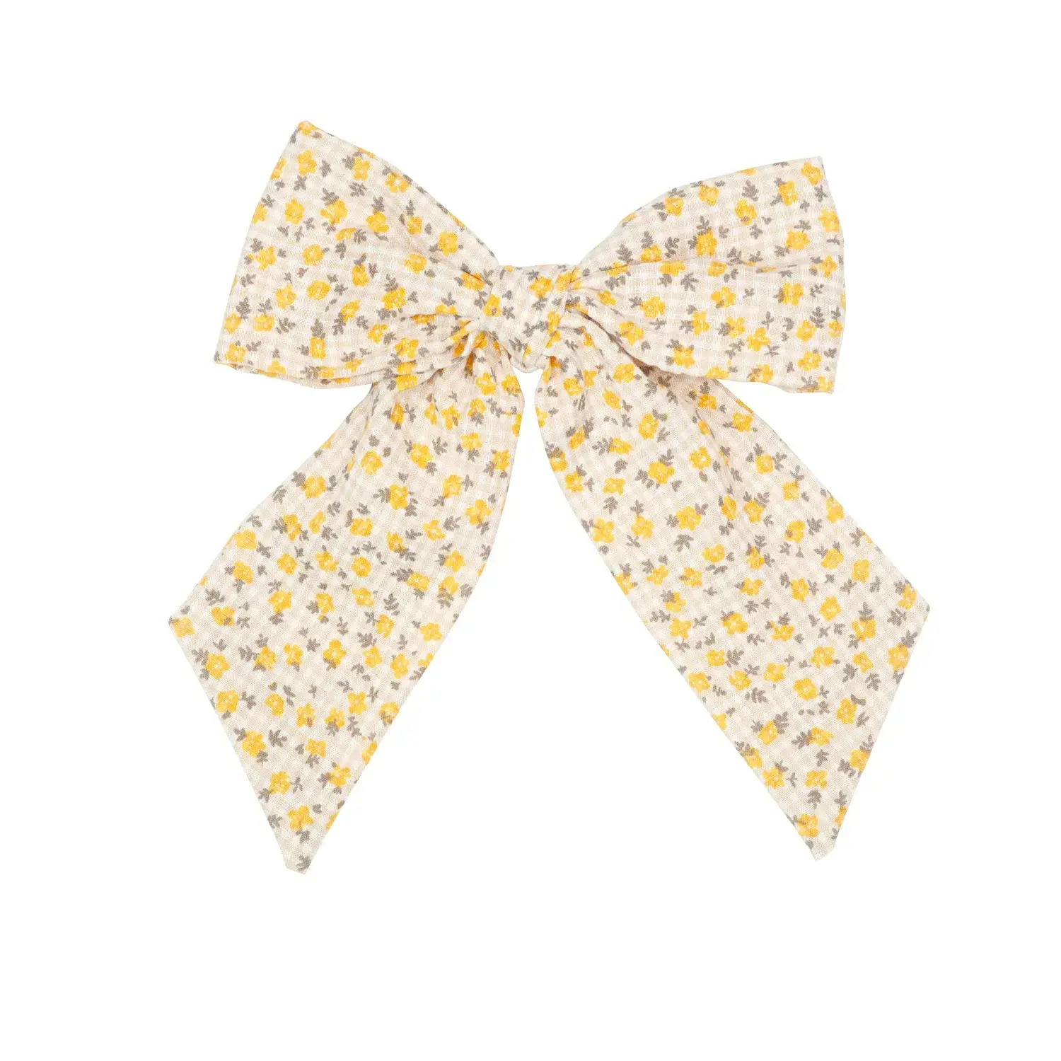 GINGHAM TWISTY BOW CLIPS GINGHAM TWISTY BOW CLIPS