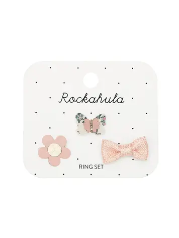 Rockahula Ensemble de 3 Bagues Flora Papillon Rockahula