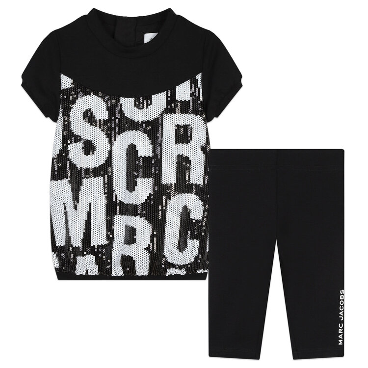 Little Marc Jacobs Marc Jacobs Girls Dress and Leggings