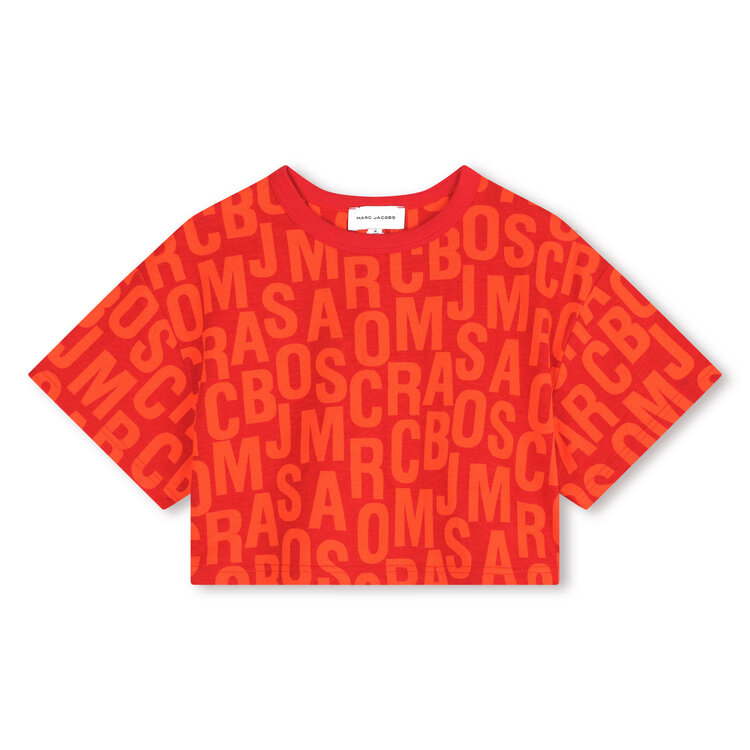 Little Marc Jacobs Marc Jacobs Girls Cropped Tee