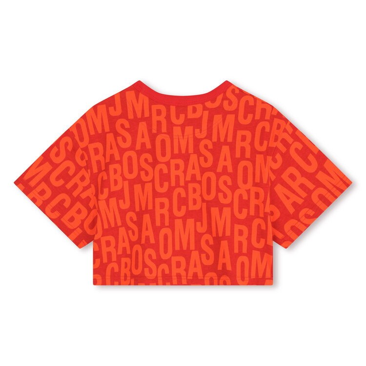 Little Marc Jacobs Marc Jacobs Girls Cropped Tee
