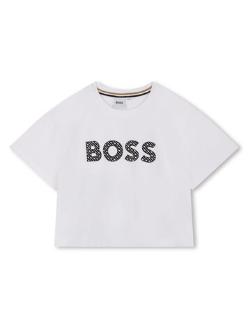 Hugo Boss Hugo Boss Girls Cropped T-Shirt
