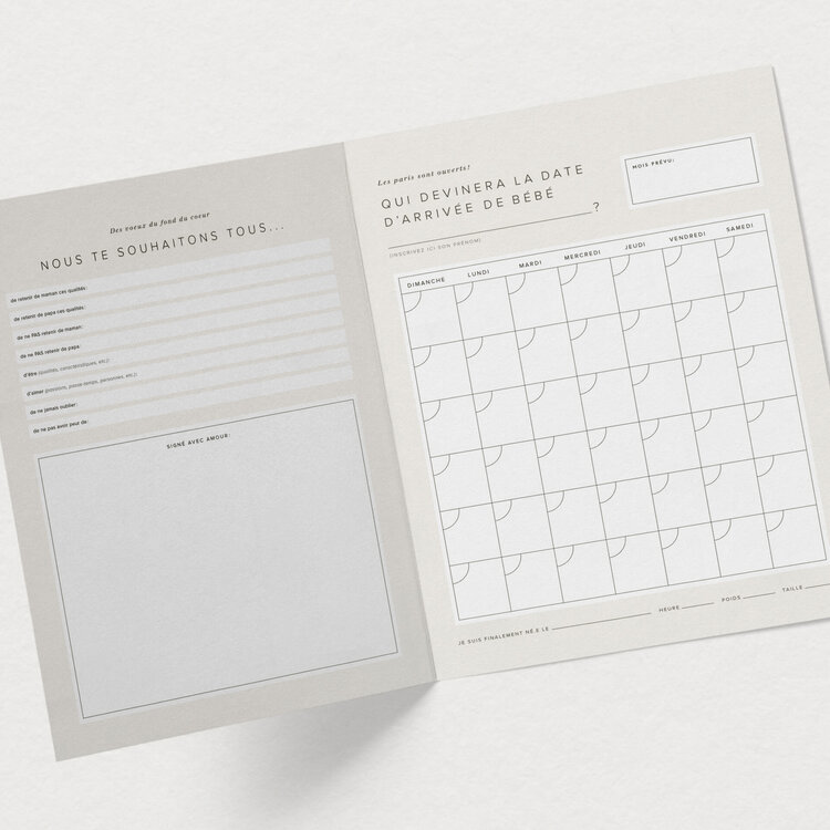 Mimosa Carte Géante 4-en-1 Shower Bébé Mimosa