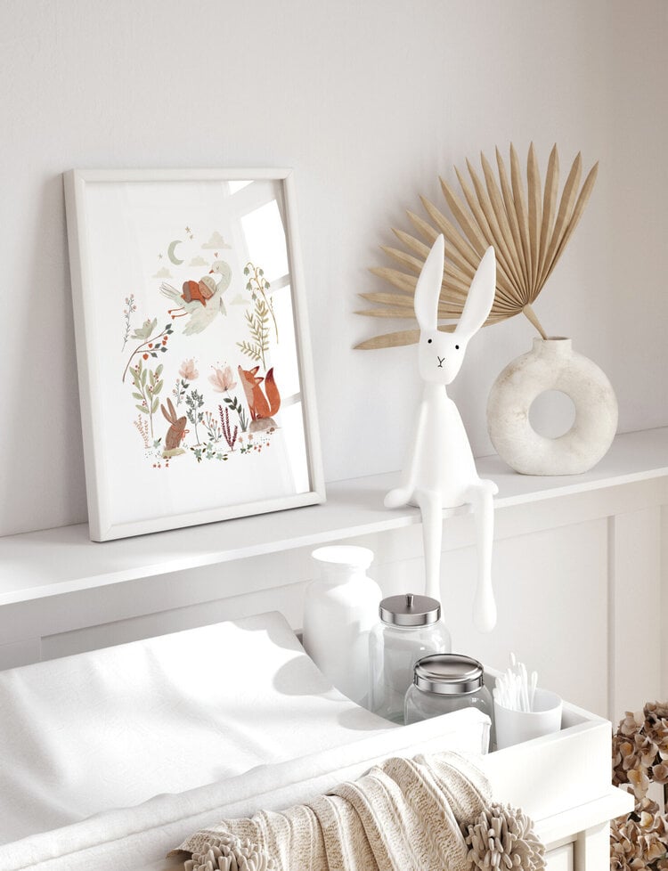 Mimosa Carte Géante 4-en-1 Shower Bébé Mimosa