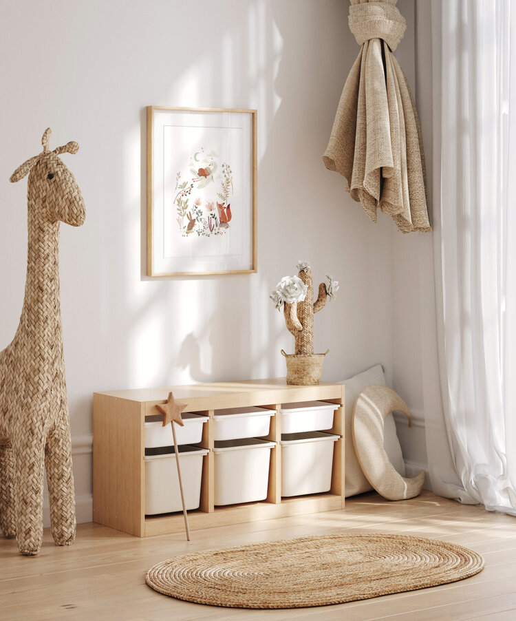 Mimosa Carte Géante 4-en-1 Shower Bébé Mimosa