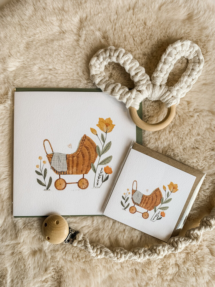 Mimosa Mimosa Wish Card