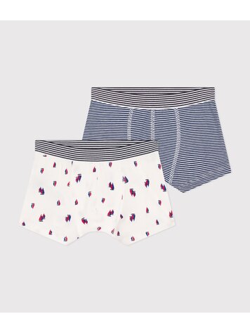 Petit Bateau Petit Bateau Boys 2 Boxer Set