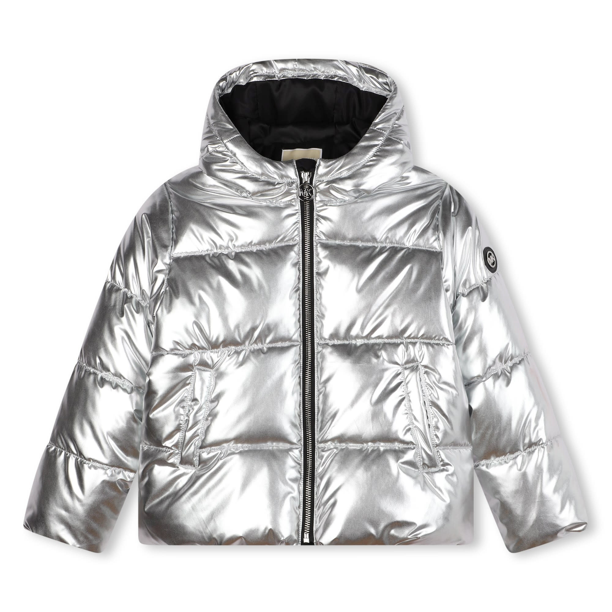 Michael kors silver coat best sale