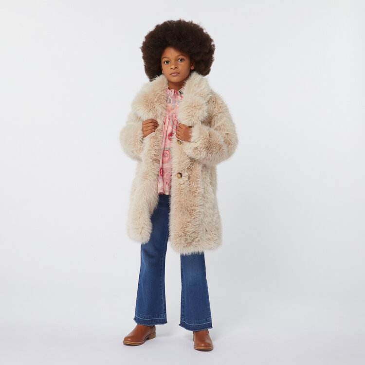 Chloé Chloé Girls Fur Coat