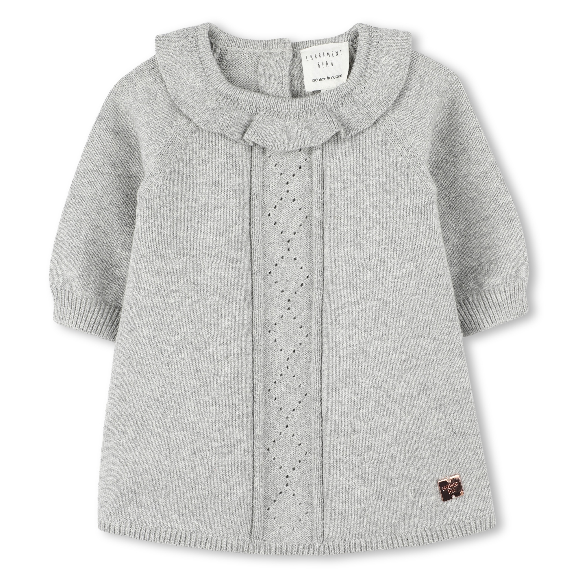 Robe Fille Carrement Beau Pêche Métallisée - Taille 8 Ans - Doublée, Manches Courtes - Neuve Avec étiquette