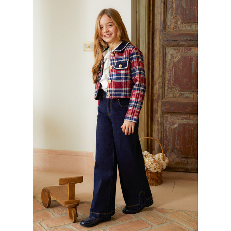 Abel & Lula Palazzo en Denim Abel & Lula Fille