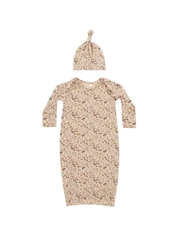 QUINCY MAE Quincy Mae Girls Baby Gown  & Hat
