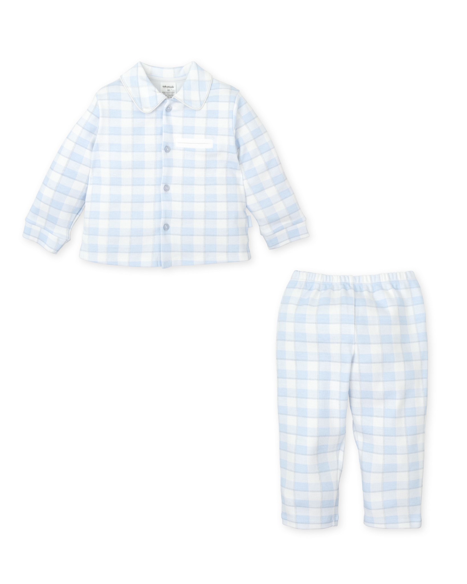 Baby boy check pyjamas hotsell