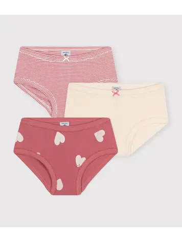 Petit Bateau Petit Bateau Girls Set of 3 Panties
