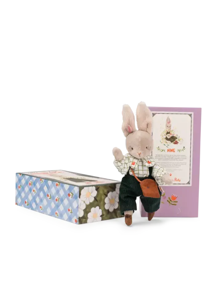Moulin Roty Les Minouchkas　黒い猫 Moulin Roty Les Minouchkas Leon the Cat - Toy Rabbit House