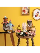 Moulin Roty Les Minouchkas　黒い猫 Moulin Roty Les Minouchkas Leon the Cat - Toy Rabbit House