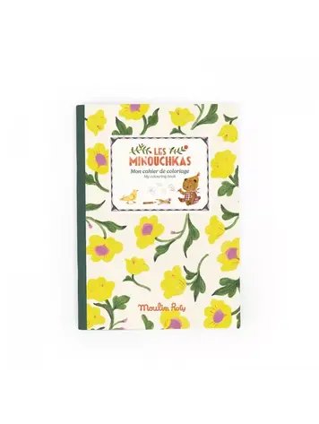 Moulin Roty Cahier de Coloriages-les Minouchkas Moulin Roty