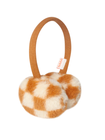 Rockahula Rockahula Toffee Check Earmuffs