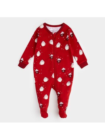Petit Lem Petit Lem Girls Footed Pyjamas