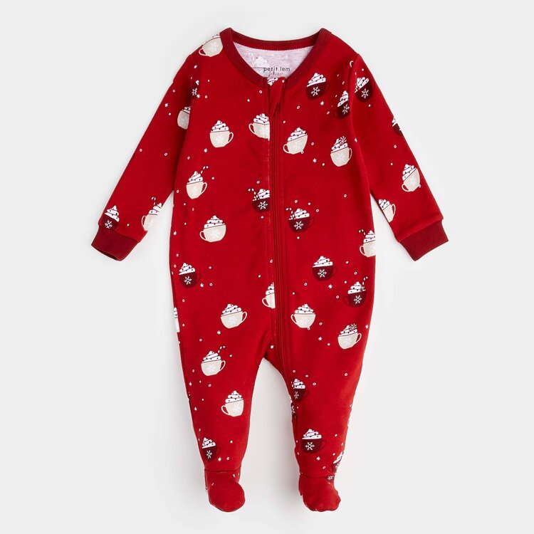 Petit Lem Petit Lem Girls Footed Pyjamas