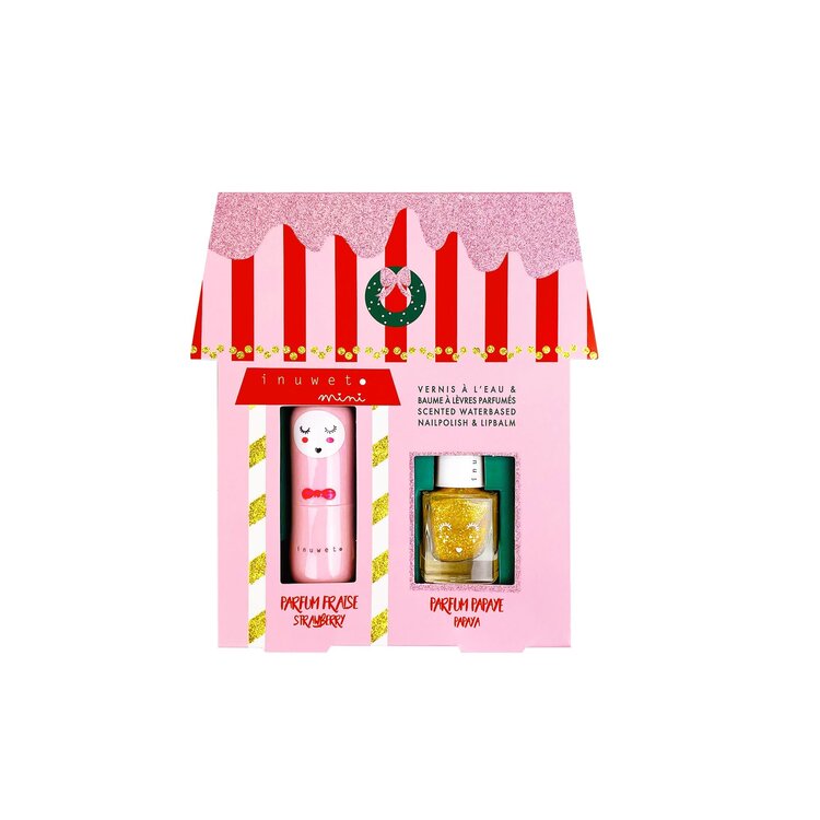 inuwet Duo Juliette Baume Fraise+Vernis Papaye Inuwet