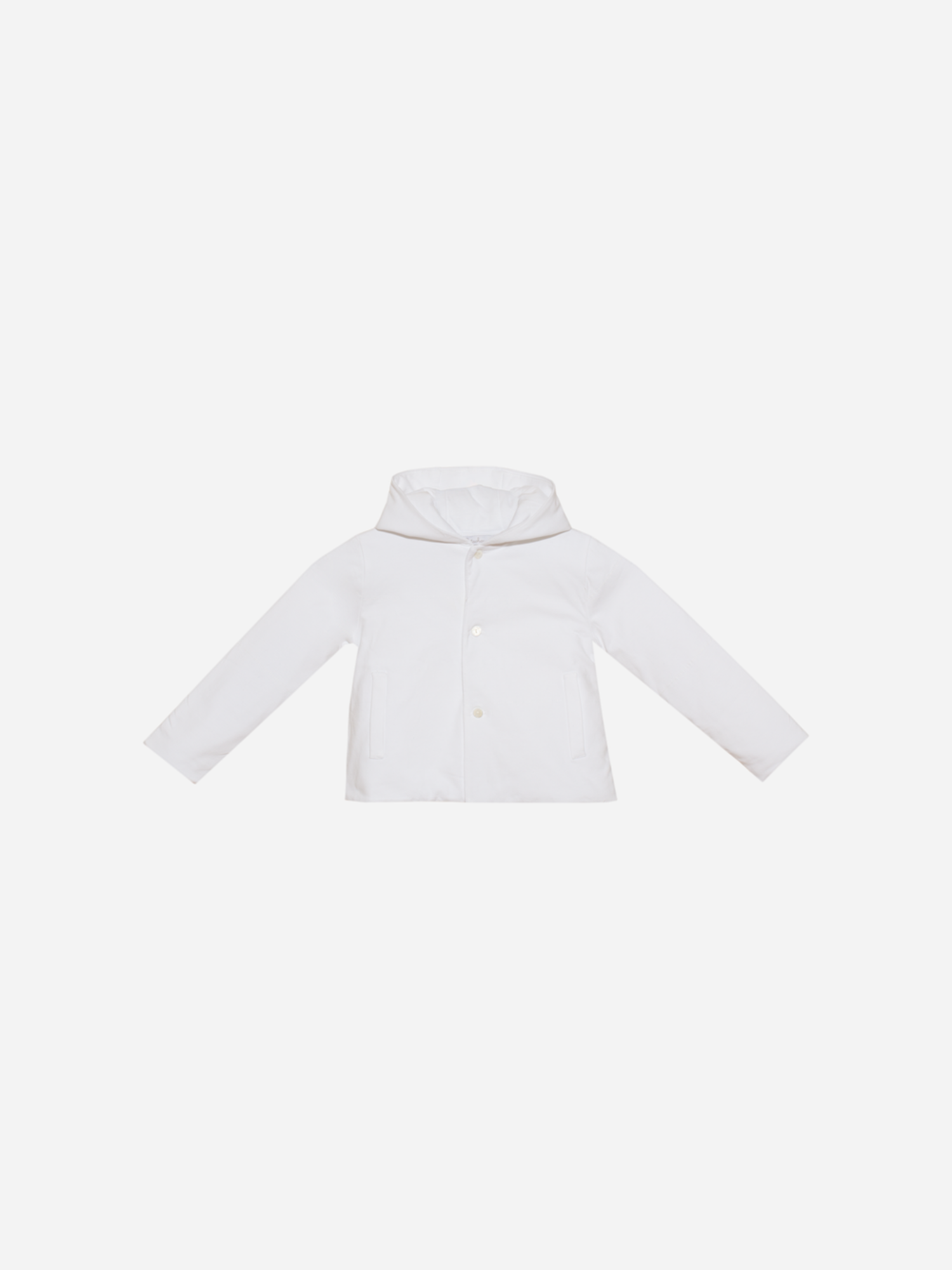 Girls white coat best sale