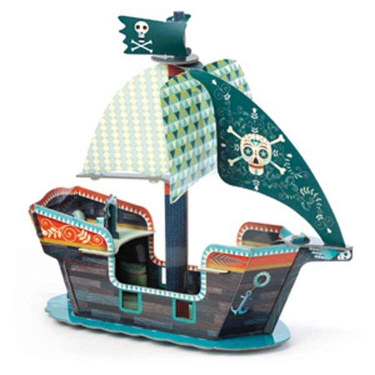 Djeco Djeco Pop to Play/3D Pirate's Ship
