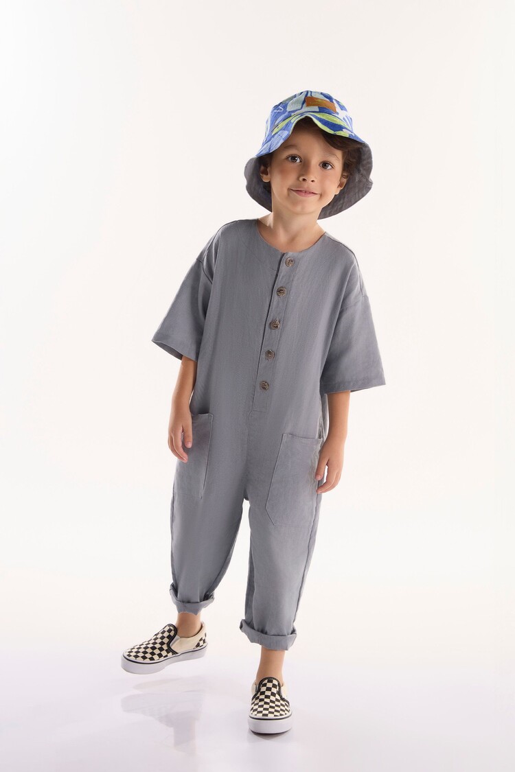 Três e Já Três e Já Boys Jumpsuit